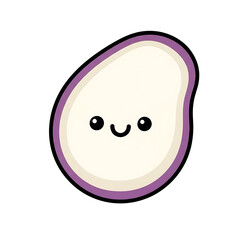 Fototapeta premium Smiling Bean Cartoon.