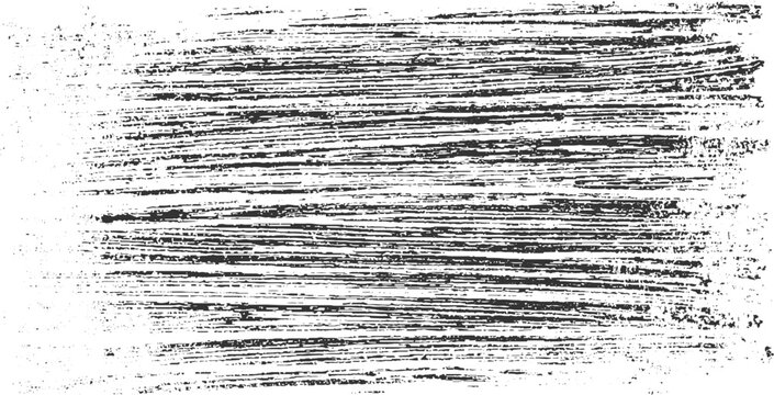 Black and white horizontal brush stroke texture with rough edges and speckles abstract background
