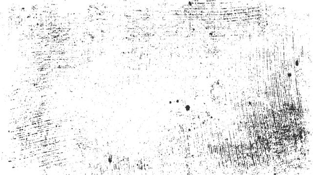 Black speckle and line texture on white background grunge abstract