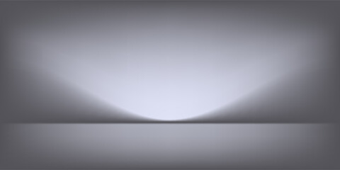 Empty grey studio background. Limbo dark bg. Product studio room. Limbo dark background. Abstract 3d backdrop for presentation. Minimal wall scene. Showcase, promotion display.
