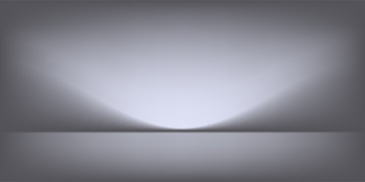Empty grey studio background. Limbo dark bg. Product studio room. Limbo dark background. Abstract 3d backdrop for presentation. Minimal wall scene. Showcase, promotion display.