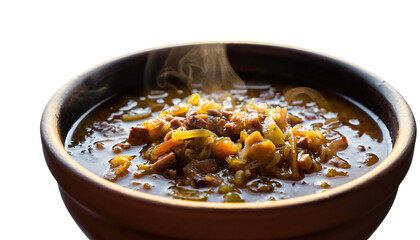 bowl of rice with chopsticks