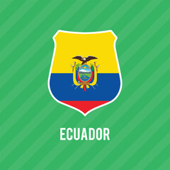 An illustration of the national flag of Ecuador