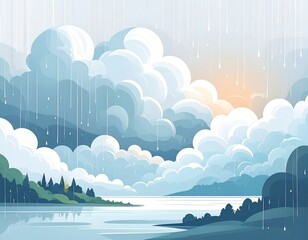 雲　イラスト