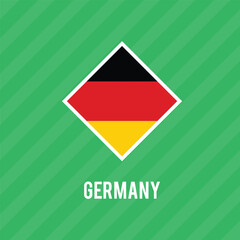 Germany national flag icon symbol. Germany flag emblem design element, Flag of Germany is a sign symbol.