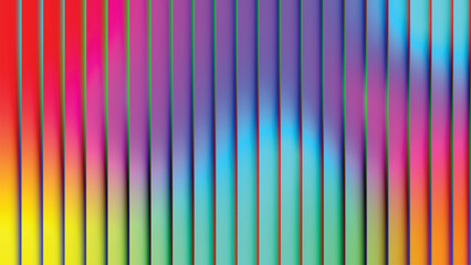 Abstract Neon Vertical Lines Colorful Gradient Background