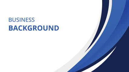 Modern abstract blue curve background with clean white space, vector business wallpaper, suitable for templates, sale banners, business cards, brochures, presentations, web, and pages