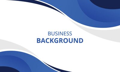 Modern abstract blue wave background with clean white space, vector business wallpaper, suitable for templates, sale banners, business cards, brochures, presentations, web, and pages
