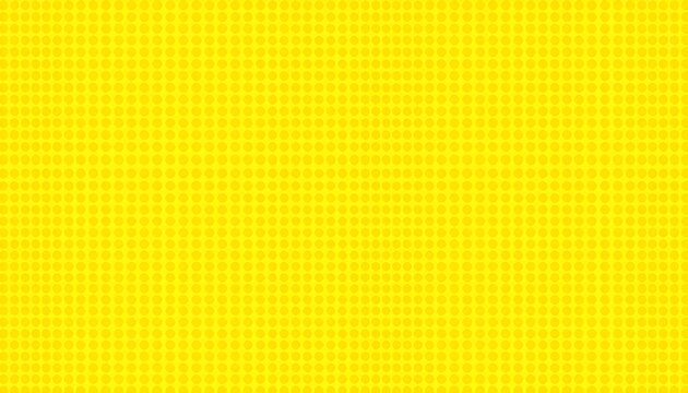 A bright yellow textured background viewed from a straight-on perspective