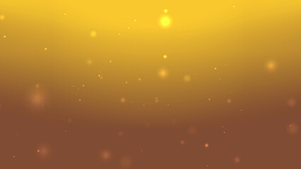 Golden Brown Sparkle Glow Background
