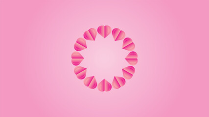 pink abstract background, Valentine's Day abstract background