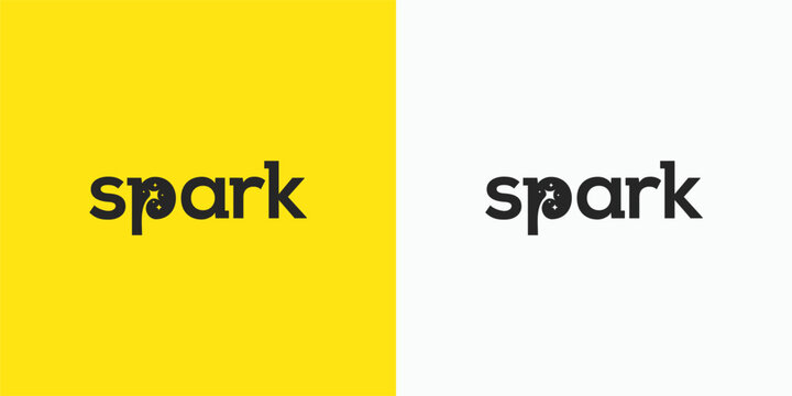 spark logo design unique