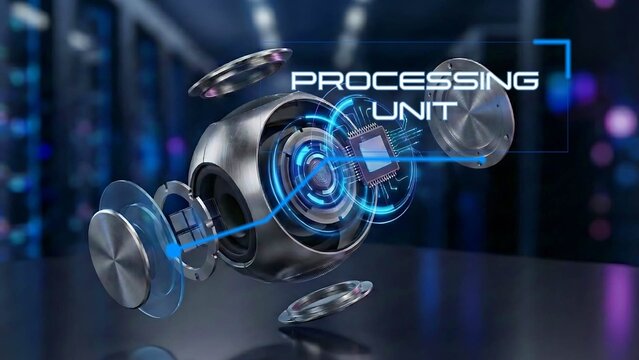 Futuristic 3D Tech HUD Callout Title