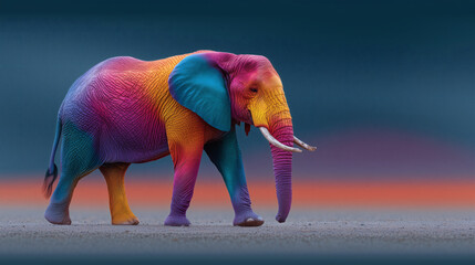 Rainbow Elephant  