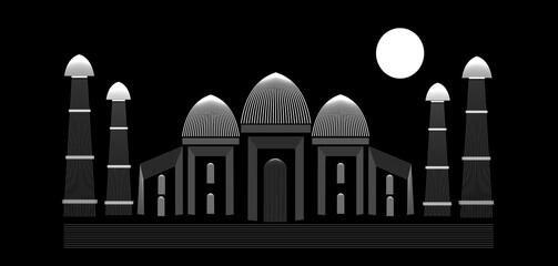 taj mahal agra india