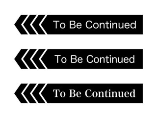 「To Be Continued」矢印素材セット