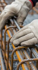 Construction Materials Handling Construction Site Photography Urban Environment Close-Up View Building Concepts