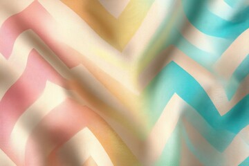 Soft pastel chevron pattern with muted colors and fabric texture