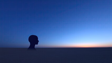 Clear thoughts and mind. Solitude. Tranquil