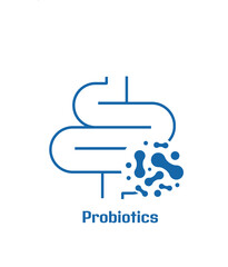 Fototapeta premium probiotics text healthy lifestyle sign