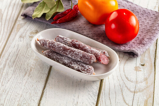 Dry salami mini sausage snack