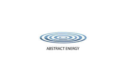Abstract Energy Logo Design Element.