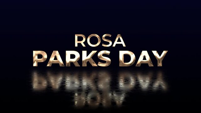 Reflection rosa parks day civil rights celebration holiday suitable for commemorating historical events and promoting social justice awareness.