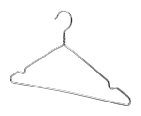 Styling your wardrobe creative ways to use hangers at home isolated on transparent background