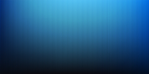 Futuristic neon texture with vibrant shades of blue green gradients and bright smooth fluted vertical lines. Bold dynamic design blending smooth tones and radiant colors for modern visual art project