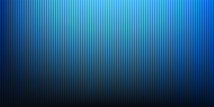 Futuristic neon texture with vibrant shades of blue green gradients and bright smooth fluted vertical lines. Bold dynamic design blending smooth tones and radiant colors for modern visual art project