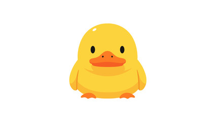 Yellow Rubber Duck Toy Closeup.