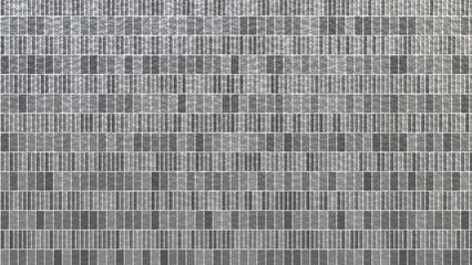 Fototapeta premium Modern Dark Gray Horizontal Grid Tile Pattern for Industrial and Architectural Texture