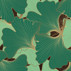 botanical seamless pattern