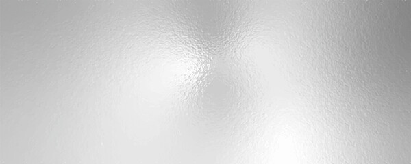 Vector shiny foil or silver metallic pattern. Texture of transparent, matte white and grey frosted glass, blur effect