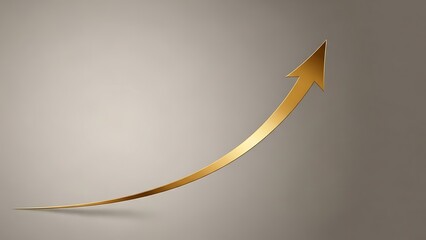 3d business graph with a green arrow showing financial growth and success progress as an abstract leadership concept sign for market profit achievement and direction