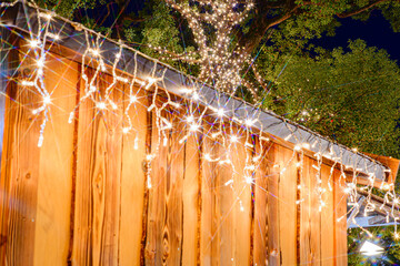 ショップのイルミネーション
