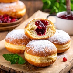 Classic Cheeseburger with Golden Fries on a Wooden Table