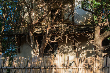 土蔵のシルエット