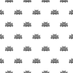 Obraz premium Big truck group seamless pattern isolated on white background