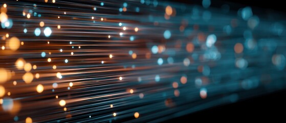 Abstract illustration of data streams and digital information technology