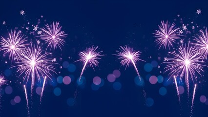 fireworks in the sky