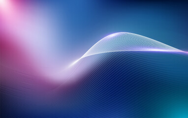 Blue Wave gradient background