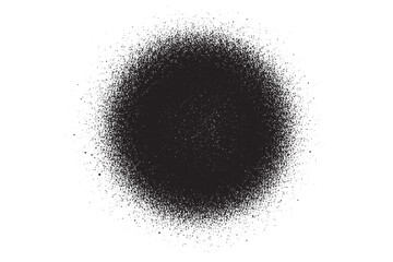 stain circle grain noise spray dot abstract pattern black round vector