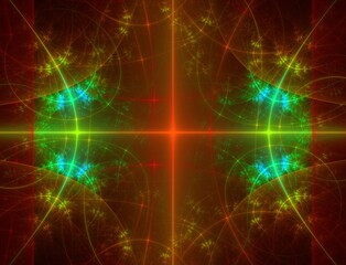 Obraz premium Imaginatory fractal abstract background Image