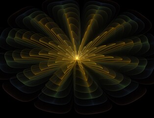 Imaginatory fractal abstract background Image