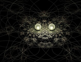 Imaginatory fractal abstract background Image