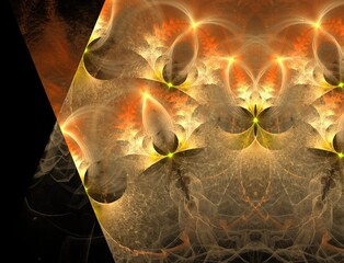 Imaginatory fractal abstract background Image