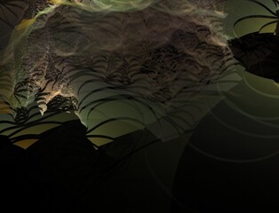 Imaginatory fractal abstract background Image