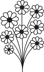 Simple flower illustration