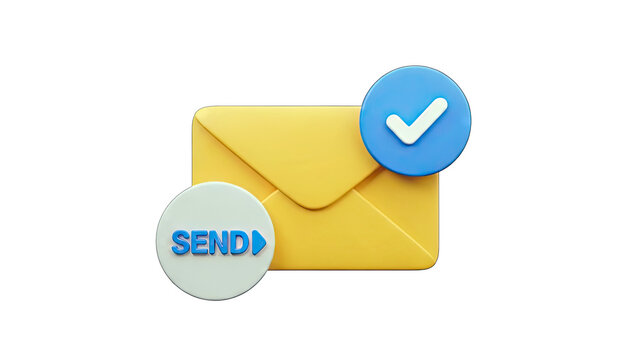 Email Sent Confirmation with Checkmark and Send Button